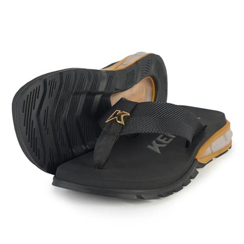Sandalia Masculina Kenner Orak Preto e Dourado-1901022100-2- -1-